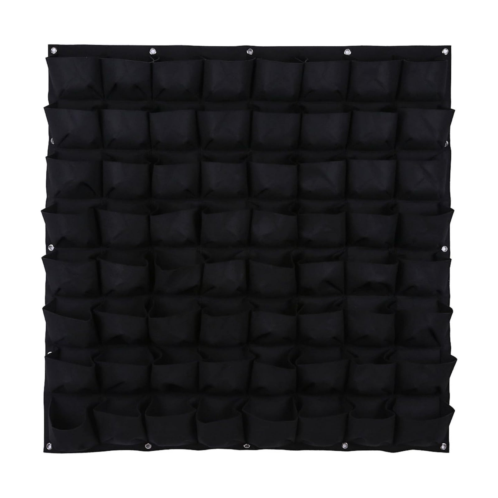 Ogrmar 64 Pockets Wall Planter Breathable Vertical Garden Planter Grow Bag | Plant Wall Hanging Pockets for herbs