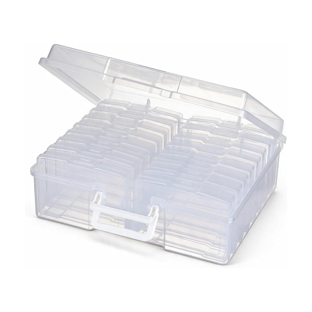 novelinks Photo Storage Box and 16 Inner 4" x 6" Photo Storage Containers