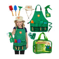 Gardener Costume Kids Outfit with Toddler Gardening Tools, 3+ | Includes machine washable apron, gloves, hat, trowel