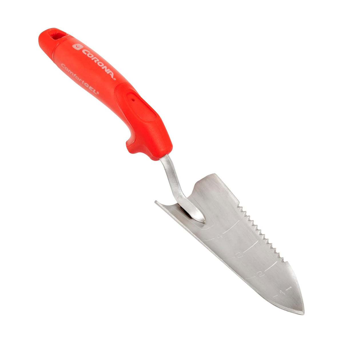Corona Stainless Steel ComfortGEL Transplanter, red