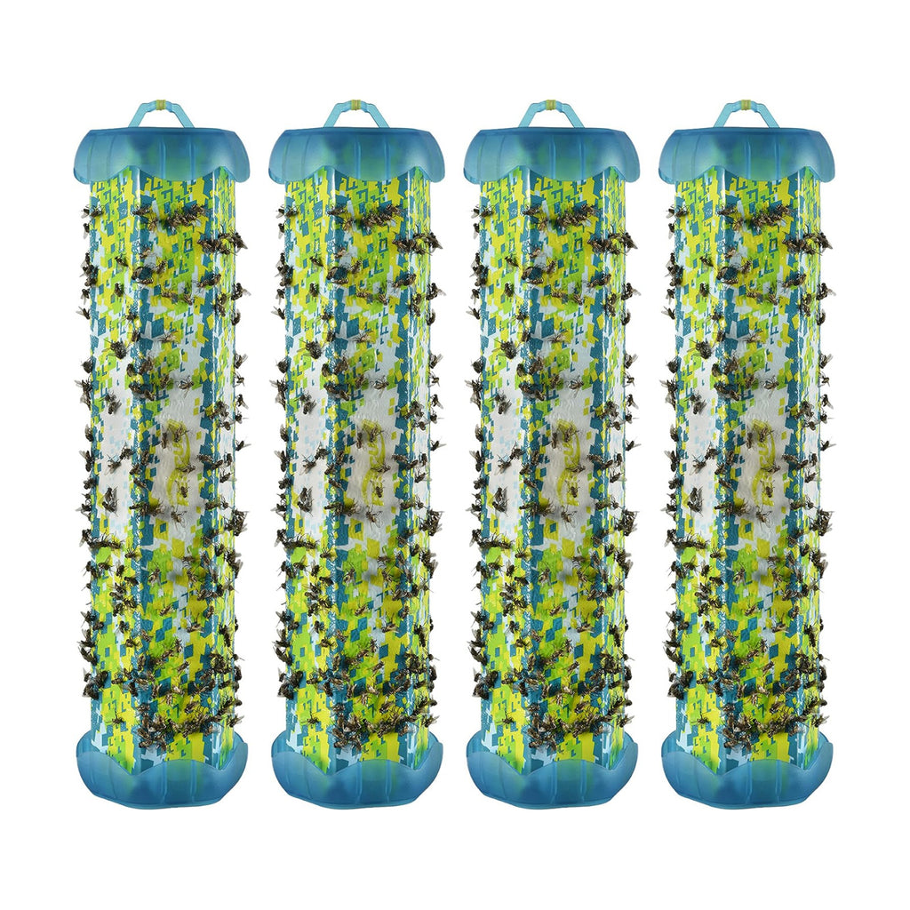RESCUE! Non-Toxic TrapStik for Flies – Indoor Hanging Fly Trap - 4 Pack