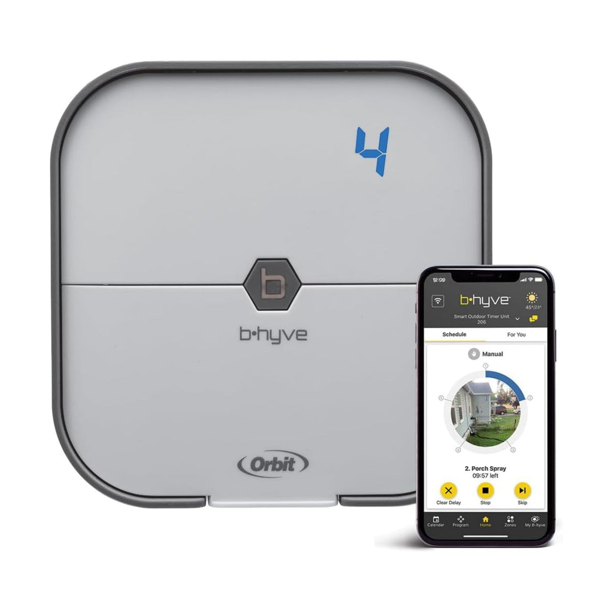 Orbit 57915 B-hyve 4-Zone Indoor Smart Sprinkler Controller