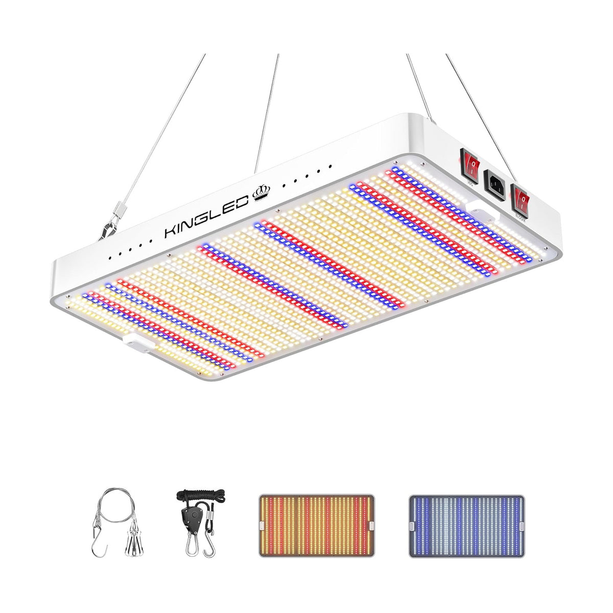 KingLED KP3000 Grow Light for Indoor Plants, Full Spectrum Plant Grow Light