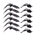 BigOtters 12PCS Halloween Hanging Fake Bats, Halloween Decorations