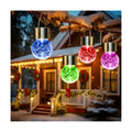 GIGALUMI Solar Christmas Decorations Outdoor Hanging Light for Outside 8Pc
