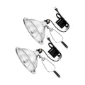 VIVOSUN 2 Pack Clamp Lamp Light with Detachable 8.5 Inch Aluminum Reflector | Up to 150 Watt, E26 Socket (No Bulb