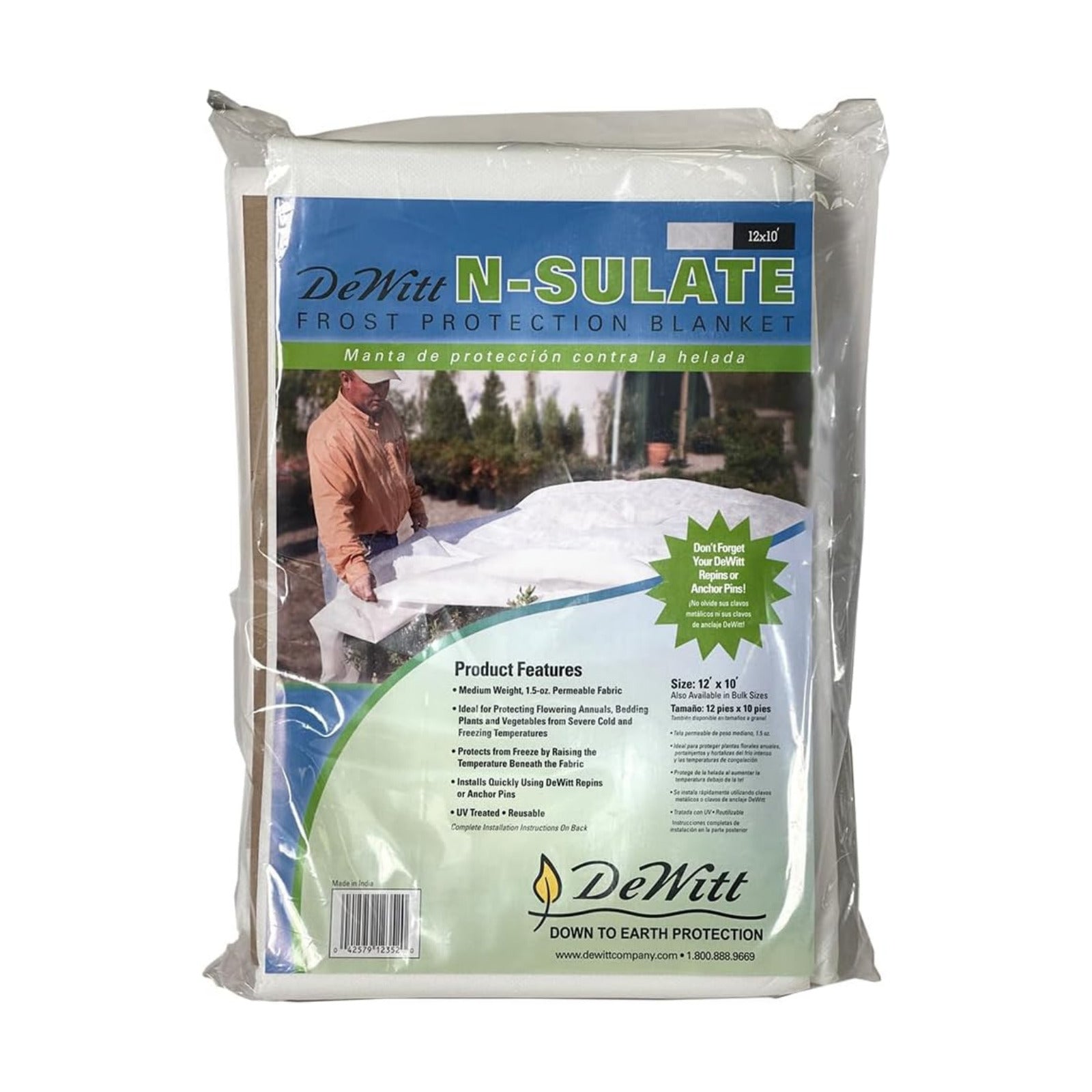 Dewitt NS12 12' x 10' N-Sulate Plant Protection Fabric6