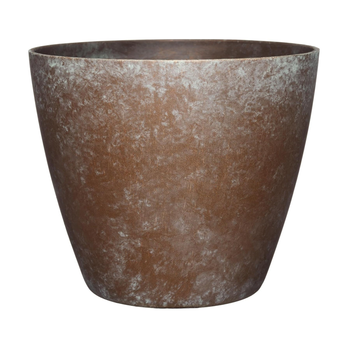Vogue Planter Pots w/Pottery Quality Finish, 8” Weathered Copper