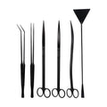 Segarty Aquarium Tools, 6 in 1 Stainless Steel Aquatic Plant Tweezers Scissor Spatula for Planted Freshwater Aquarium