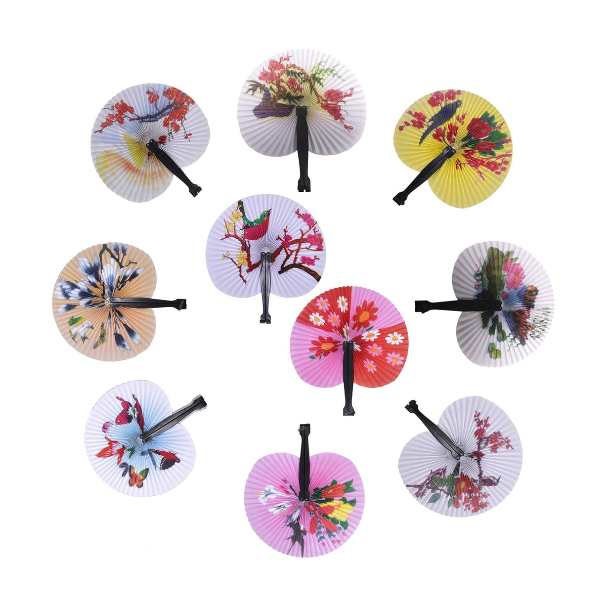 20 Pcs Chinese Paper Fans