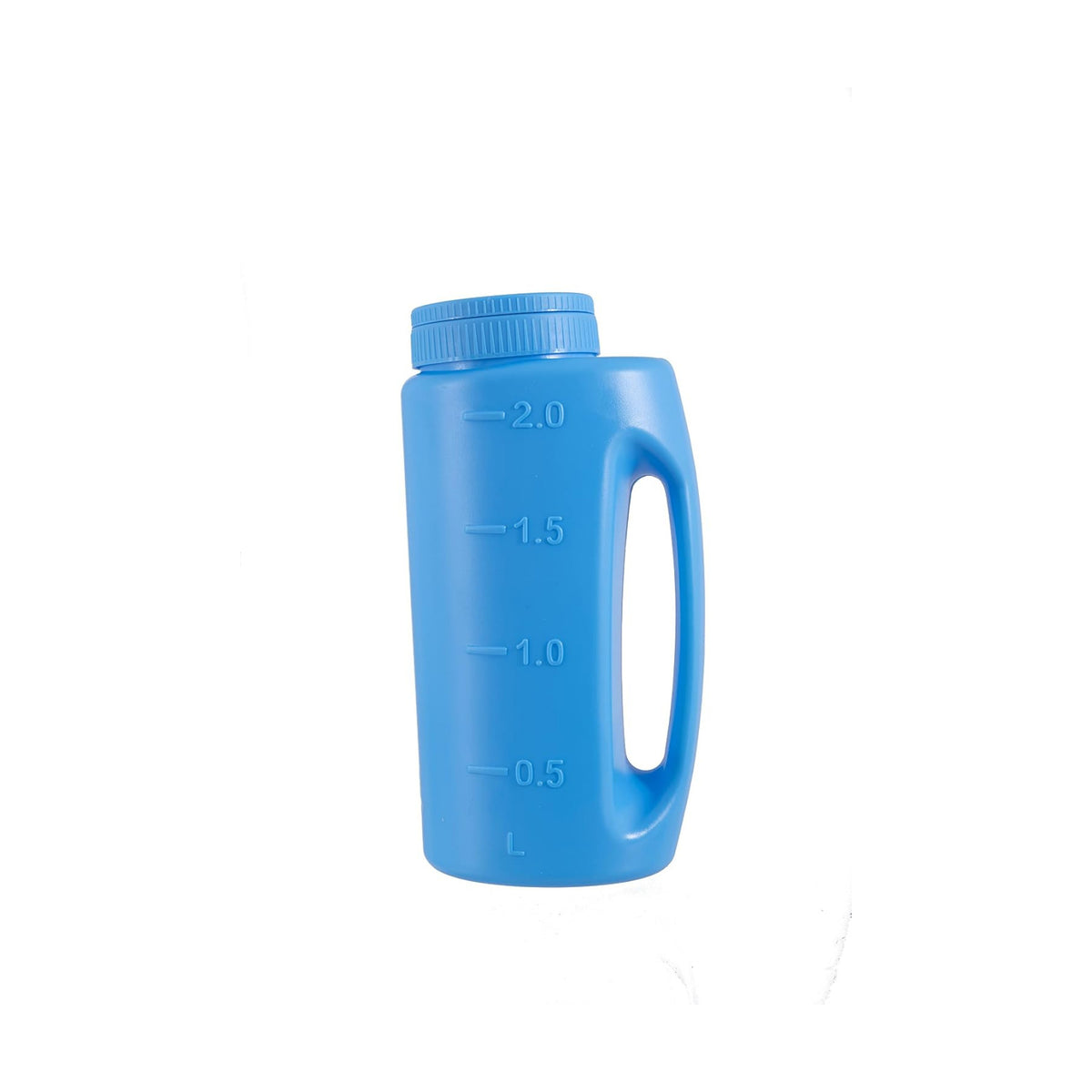 Ice Melt Salt Spreader Handheld Shaker for Lawn Seed, Salt, Ice Melt, Deicer Shaker 2 Liter, Adjustable Hole Size, Handy for Lawn Seed Salt To Deice