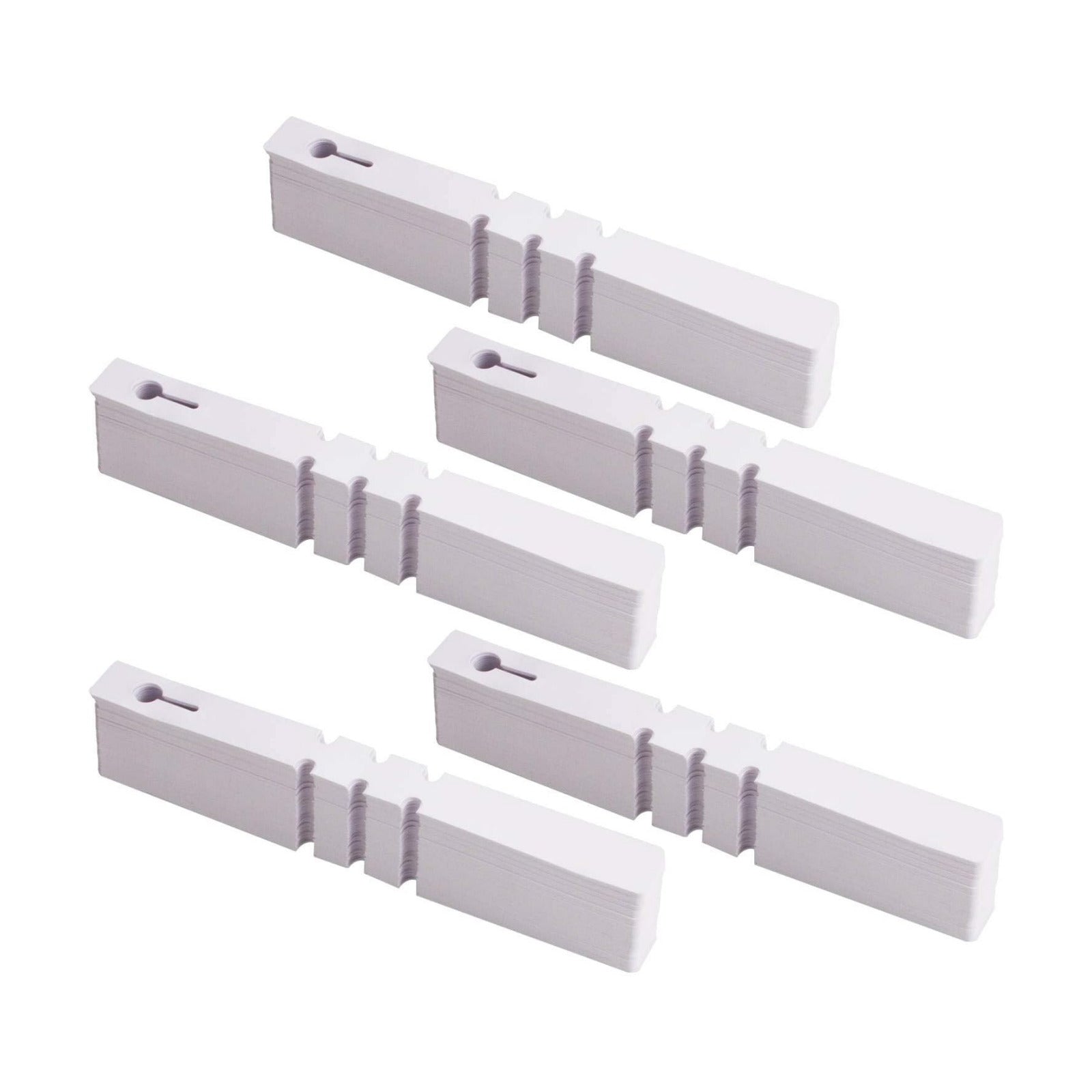 Acrux7 1000Pcs 8 Inch Wrap Around Plant Tags, White Waterproof Hanging Tree Tag Garden Labels, Plastic Plant Labels
