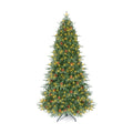 Goplus 7ft Pre-Lit Artificial Christmas Tree with 460 Lights, Hinged