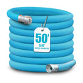 Aqua Joe AJPGH50-DWS Hybrid Polymer Flex Garden Hose, Kink-Free Hose, 450 PSI Max, 50 Feet Long, 5/8 Inches Wide