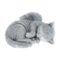 Cat Memorial Stone - Peaceful Sleeping Kitten Angel Statue for Garden, Remembrance, Grave Marker, and Loss - Pet