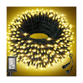 HAILI XMGQ 105FT 300 LED Christmas Lights Outdoor Waterproof (Warm White)