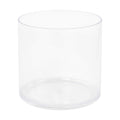 Royal Imports Plastic Cylinder Flower Vase Non-Breakable Acrylic 4"x4"