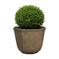 GROWSCAPE Shaina Resin Planter, Pottery Finish Garden Pot, 15” Earth | Hand-Painted Finish Plant Pots, Lightweight