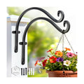 AJART Heavy-Duty Plant Hanger Outdoor: 12" / 2 Pieces Hanging Plant Bracket | Can Hold 50 Lbs Plant Basket or Large