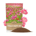 Shirley Poppy Seeds – Mixed Colors – Bulk Quarter Pound Bag – Over 800,000 Open Pollinated Non-GMO Wildflower Seeds –