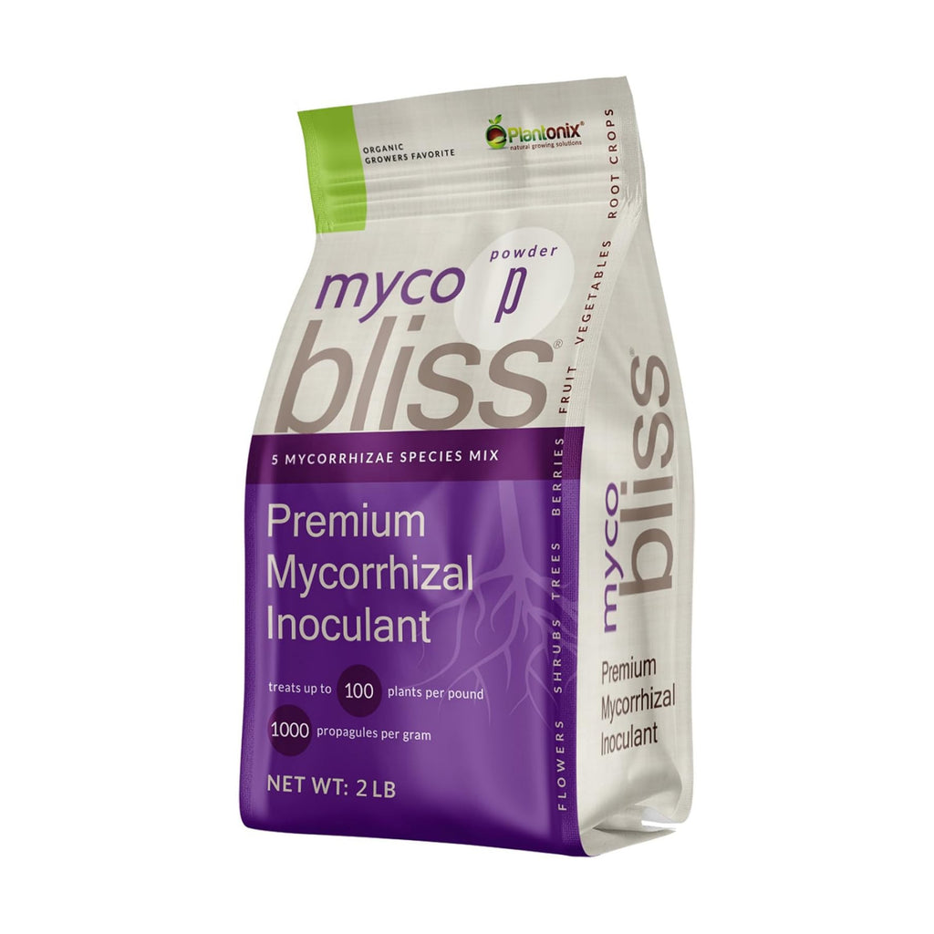 Myco Bliss Powder (2lbs) - Mycorrhizal Fungi for Soil - 5 Strain Mycorrhizal Inoculant with 1000 Propagules Per Gram