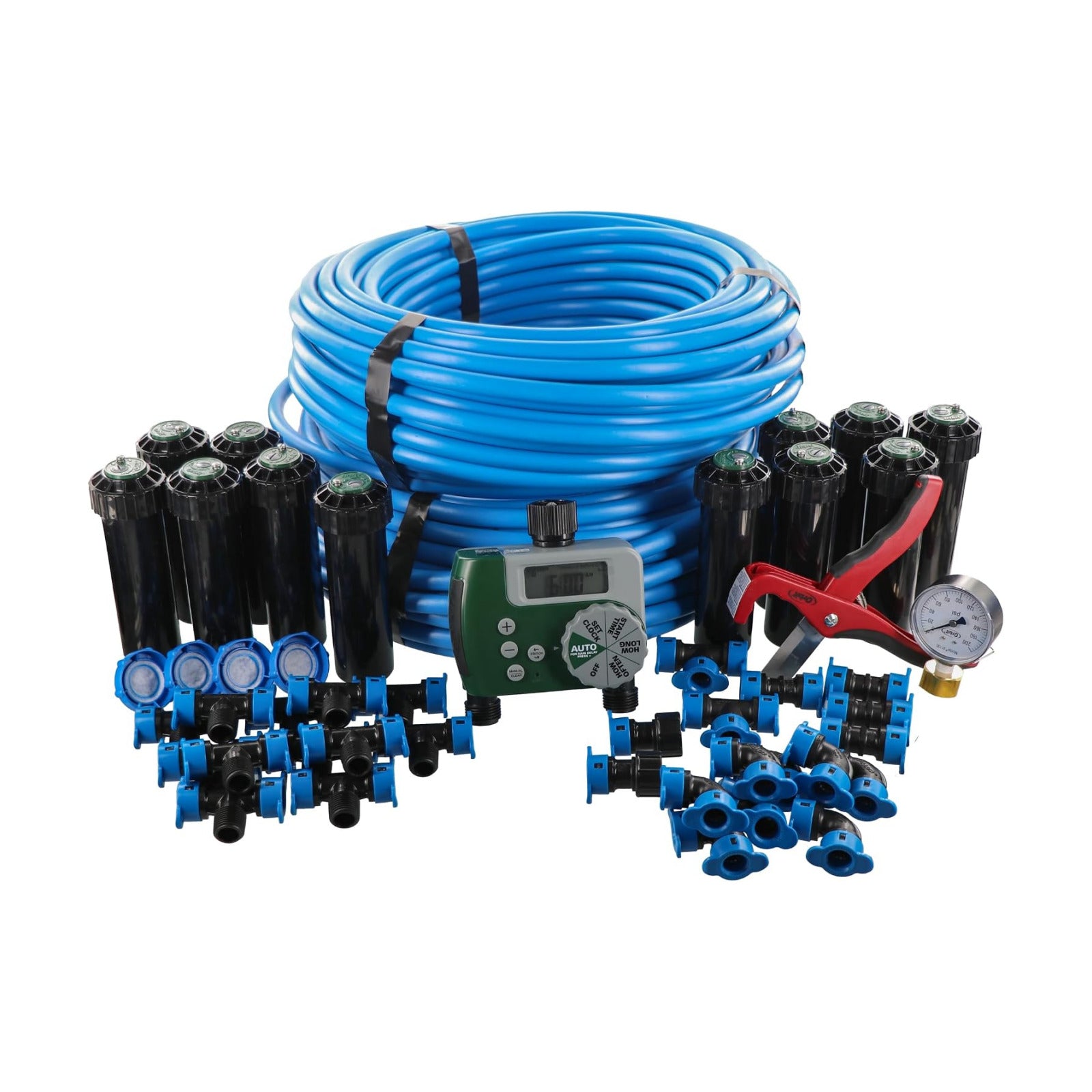 Orbit 2-Zone All-in-One Automatic Watering System - Automatic Sprinkler System for Yard Irrigation Setup - DIY Lawn Kit