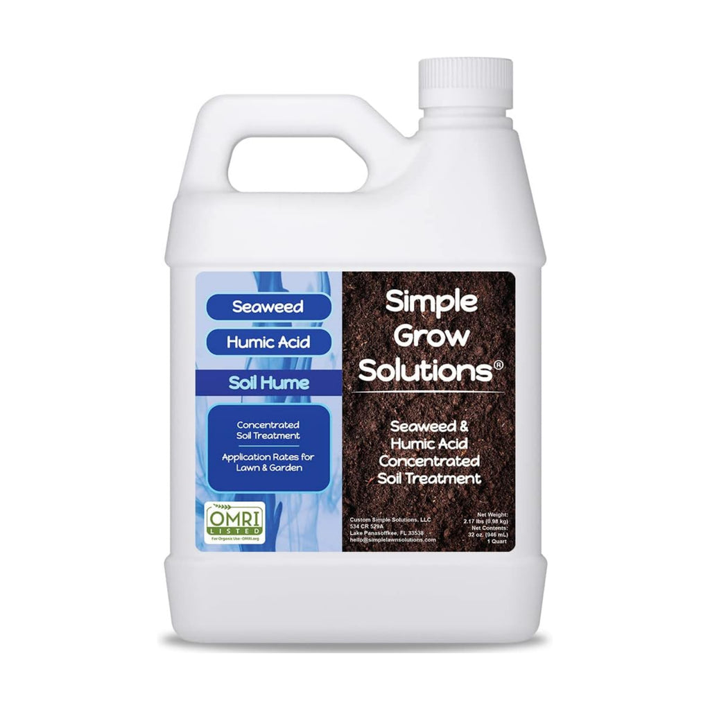 Organic Super Seaweed Humic Acid Blend- Liquid Sea Kelp for Grass and Plants - Soil Hume - Simple Grow Solutions