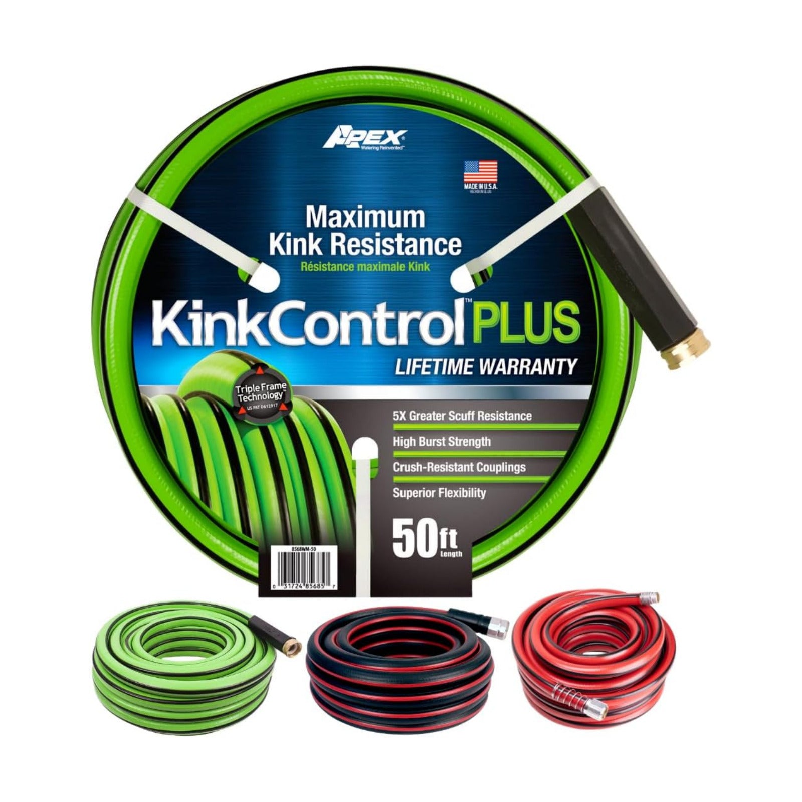 Kink Control Plus 8567-50 Garden Hose, 5/8 in. x 50 ft