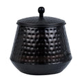 Decorative Garden Hose Pot Storage Holder with Lid Copper Finish 12 x 16 Inches | Expandable Hose Hider | Holds 125 ft