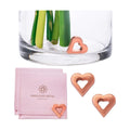 Flower Food Alternative for Fresh Cut Flowers | Copper Charm Keeps Flower Water Clean and Clear | Just Place It in The Vase, Reusable (2 Pack)