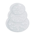 Idyllize 15 Pack Assorted Sizes 6 8 10 Inch Clear Thick Plastic Heavy Duty Sturdy Plant Saucer Drip Trays for pots, 5