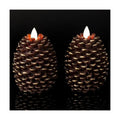 Wondise Flameless Candles with 6H Timer Battery Operated