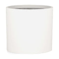 Fox & Fern Large Planter for Indoor or Outdoor, Matte White, 14.6 Inch | UV & Frost Resistant, 70% Lighter than