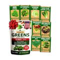 HOME GROWN Lettuce Seeds 8 Variety Mix 9000+ Bulk Pack Heirloom Non-GMO, High Germination, Romaine, Bibb, Buttercrunch, Leafy Greens,Indoor Outdoor Hydroponic Garden, Cut & Come Again (Lactuca sativa)