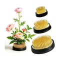 3 Pcs Flower Frogs 2inch 1.6inch 1.4inch Ikebana Kenzan Floral Pin Frog Flower Holder with Rubber Base for Flower Arrangements Supplies
