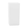 Royal Imports Acrylic Square Vase 5"X10"Tall Non Breakable Plastic, White