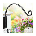 Qiang Ni Heavy-Duty Plant Hanger-16 Inch 80Lbs Outdoor Wall Mount Bracket | Rust-Resistant Metal Hook,Easy