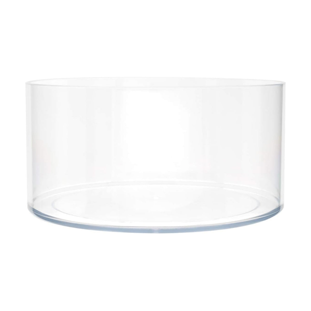 Royal Imports Plastic Cylinder Flower Vase Non-Breakable Acrylic 4" Clear