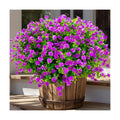 AXYLEX Artificial Flowers for Outdoors, 12 Bundles Fake Plants (Magenta)