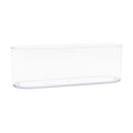 Royal Imports Oval Plastic Cylinder Flower Vase Non-Breakable Acrylic 4"