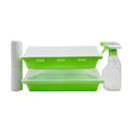 2 Pack of BPA Free Home Microgreen Soilless Hydroponics Seed Sprouter Grow Tray with Cover + Free Spray Bottle and 20