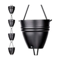 Twin Stripe Rain Chains for Gutters 8.5ft