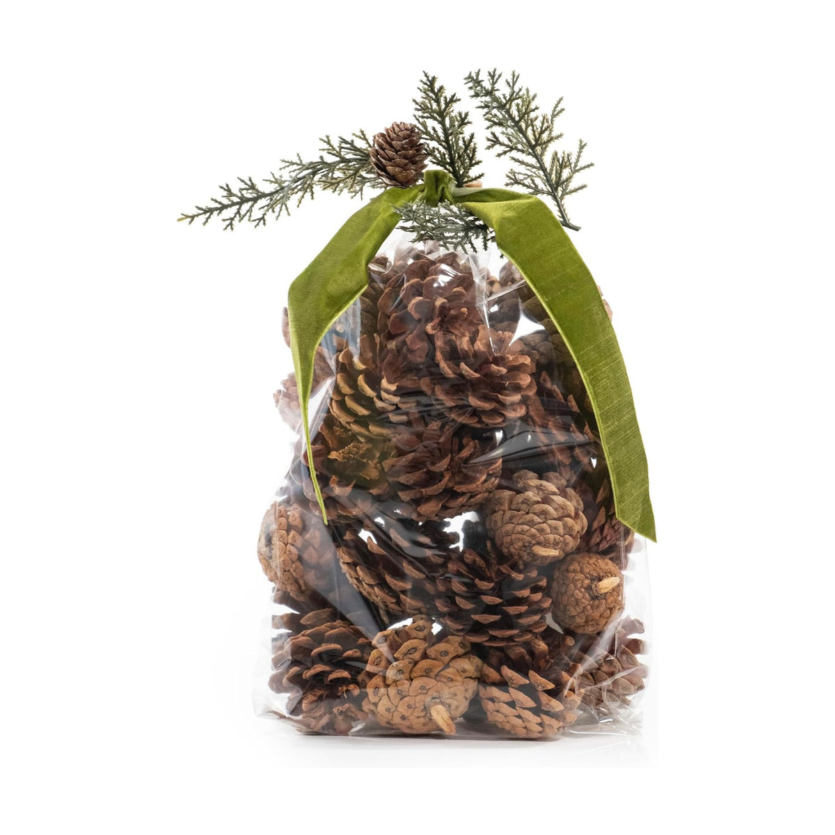 ANDALUCA Pinecone Vase & Bowl Fillers | Scented Pine Cones Decor (Natural)