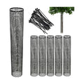 Mesh Tree Bark Protector Guard 48 Inches Tall (5 Pack) Heavy Duty with Zip-Ties, Tree Trunk Protectors from Trimmers
