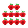 10 Packs Honeycomb Tissue Paper Apple Kalolary Back to School Hanging Apple