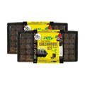 Ferry-Morse Jiffy Seed Starter Tray Kit - 50 Cell, Bonus SUPERthrive, Plant Labels - 2 Pack - Peat/Plastic