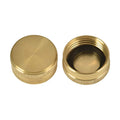 2 Pack 3/4" Brass Garden Hose End Caps with Washers