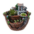goldblue Fairy Garden Planter Plants Pot Tiny Creative Flowers Succulent Plants Fairy House Pot Holders Hanging Garden