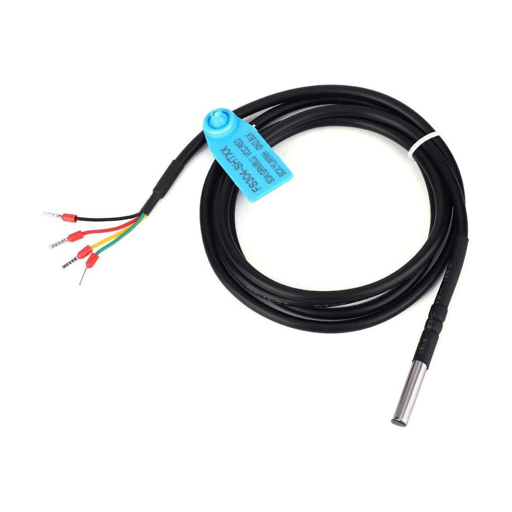Sensor Probe, I2C Interface Soil Temperature & Humidity Sensor Probe Soil Tester Digital Waterproof Sensor Monitoring
