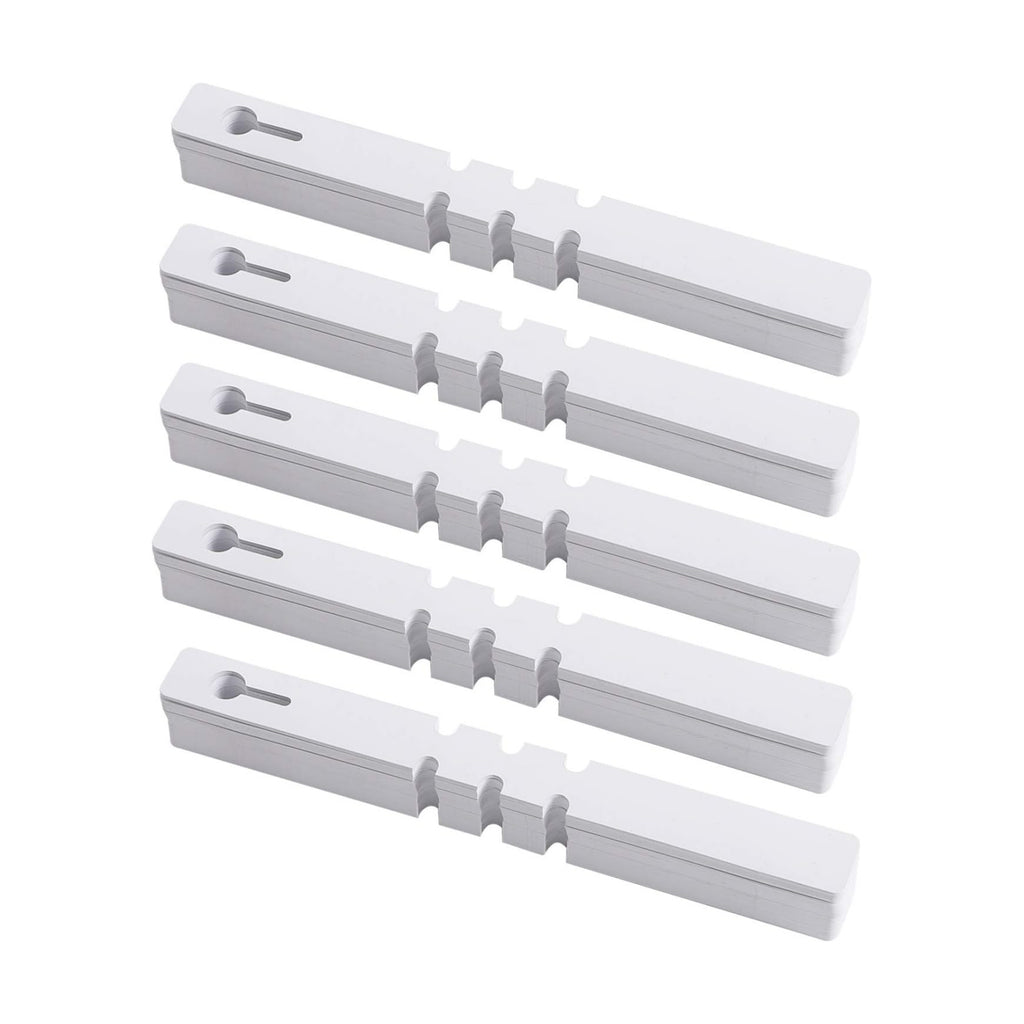 KINJOEK 1200 PCS White Plant Labels Tags, Plastic Adjustable Wrap Around Waterproof Hanging Garden Tree Name Tags